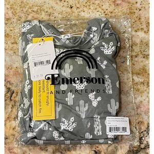 Emerson and Friends Bamboo Stay Sharp Cactus Short Sleeve/Shorts PJ Set 8/9 Kid